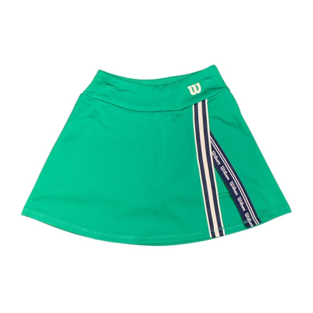 Wilson Girls' Tennis Skort - Green XS 4/5